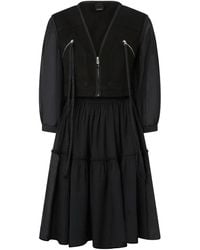 Pinko - Robe Mi-Longue À Détail De Zip - Lyst