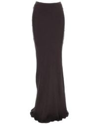 ANDAMANE - Ruched Floor-Length Maxi Skirt - Lyst
