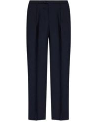Etro - Darted Wool Trousers - Lyst