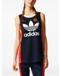 adidas - Stadium Osaka Legend Ink / Orange Red / White Tanktop - Lyst