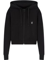 ARMANI EXCHANGE - Zip-Up Hooded Jacket - Lyst