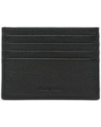 Canali - Logo-Debossed Leather Cardholder - Lyst