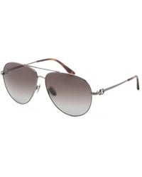 Ferragamo Eyewear - Gancini Pilot-Frame Sunglasses - Lyst