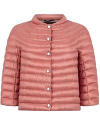 Moorer - Plumífero Con Botones - Lyst