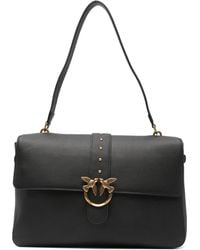 Pinko - Love One Leather Shoulder Bag - Lyst