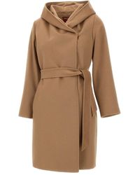 Max Mara - Sidney Dubbele Rij Knopen Jas - Lyst