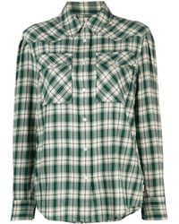 Woolrich - Checked Cotton Flannel Shirt - Lyst