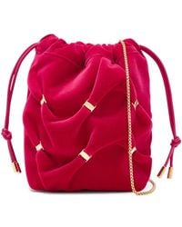 Ferragamo - Mini Varini Drawstring Bucket Bag - Lyst