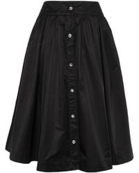 Moschino - Flared Midi Skirt - Lyst