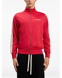 Palm Angels - Veste Zippée À Bandes Logos - Lyst