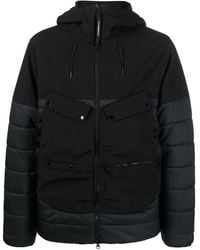 C.P. Company - Shell-r Goggle-detail Hooded Jacket - Lyst