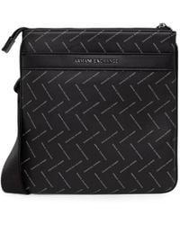 ARMANI EXCHANGE - Logo-Print Belt Bag - Lyst