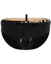 DSquared² - Swim Briefs With Logo - Lyst