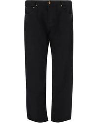 Willy Chavarria - Distressed-Effect Logo-Patch Jeans - Lyst