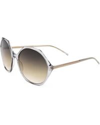 BOSS - Geometric-Frame Sunglasses - Lyst