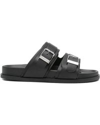 KARL LAGERFELD - Kaden Double-Buckle Sandals - Lyst