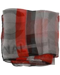 CoSTUME NATIONAL - Logo-Print Silk Scarf - Lyst
