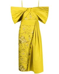 Erdem - Evora Off-Shoulder Embroidered Dress - Lyst