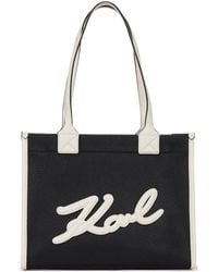 Karl Lagerfeld - K/Skuare Textured Tote Bag - Lyst