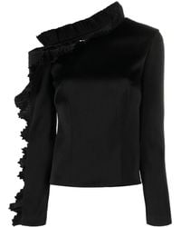 V:PM ATELIER - Isabel Ruffle-Detail Top - Lyst