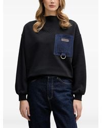 Barbour - Saima Denim Pocket Sweater - Lyst