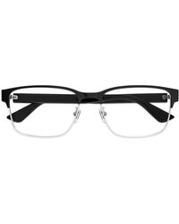 Gucci - Brille Mit Logo-Gravur - Lyst