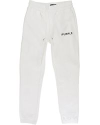 Purple Brand - "White" Jogginghose aus Frottee - Lyst