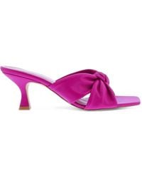 Inuovo - Knotted Square-Toe Sandals - Lyst
