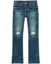 Purple Brand - Distressed-effect Flared Jeans - Lyst