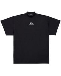 Balenciaga - Camiseta de algodón jersey - Lyst