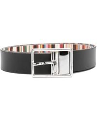 Paul Smith - ストライプ レザーベルト - Lyst