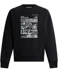 Bally - Embroidered Graphic Sweatshirt - Lyst