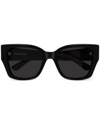 Balenciaga - Geometric-Frame Sunglasses - Lyst