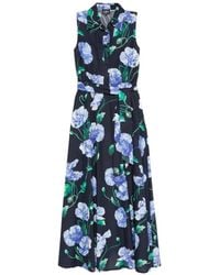 LAVI COUTURE - Robe Longue Basilico À Fleurs - Lyst