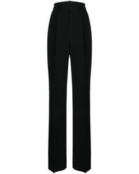 Max Mara - High-waisted Belted Trousers - Lyst