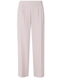 MEIMEIJ - Elasticated-Waistband Pleated Trousers - Lyst