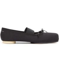 MM6 by Maison Margiela - Ballerina With Logo - Lyst