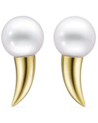 Tasaki - 18Kt Collection Line Danger Fang Pearl Earrings - Lyst