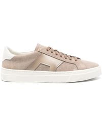 Santoni - Sneakers Met Dubbele Gesp - Lyst