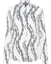 Versace Jeans Couture - Hemd Mit Ketten-Print - Lyst