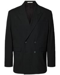 SELECTED - Double-Breasted Dinner Jacket - Lyst