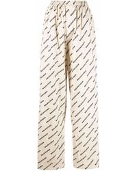 Balenciaga Wide-leg and palazzo trousers for Women - Lyst.co.uk