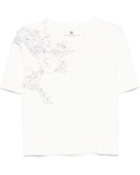 Ermanno Scervino - Crystal-Embellished T-Shirt - Lyst