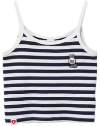 AAPE BY A BATHING AP - Rabbit Striped Appliqué Top - Lyst