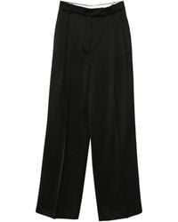 Rohe - High-Waist Satin Trousers - Lyst