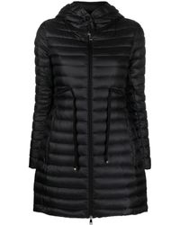 Moncler Linotte Padded Coat in Black | Lyst Canada