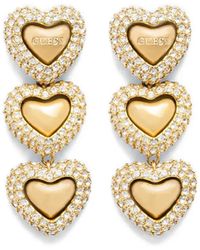 Guess - Beloved Ohrringe Mit Herzverzierung - Lyst