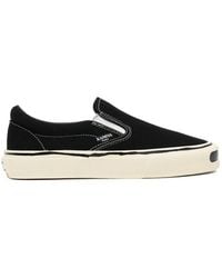 KAMIYA - Contrast-Trim Slip-On Sneakers - Lyst