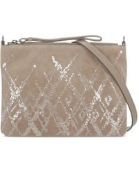 Panicale - Sequin-Embellished Crossbody Bag - Lyst