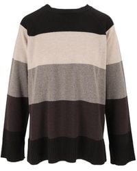 Kangra - Stripe-Print Long-Sleeve Sweater - Lyst